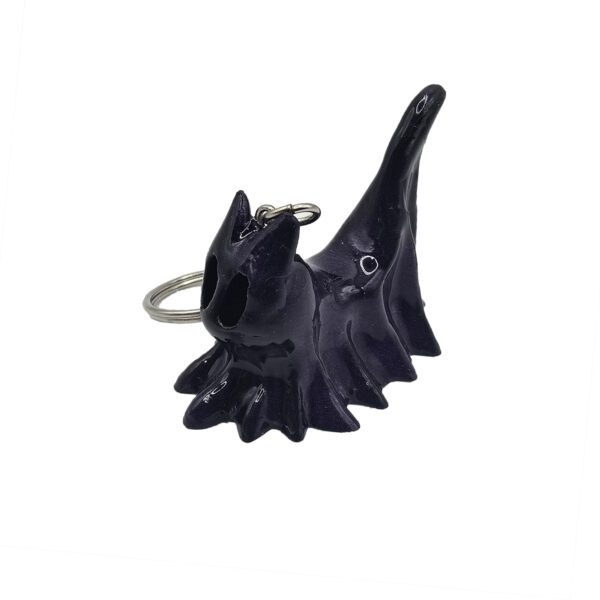 Chat fantôme porte-clé
